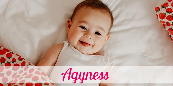 Namensbild von Agyness auf vorname.com