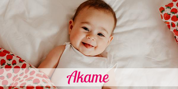 Namensbild von Akame auf vorname.com