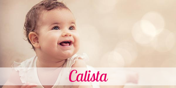 Namensbild von Calista auf vorname.com