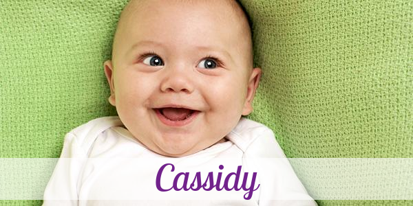Namensbild von Cassidy auf vorname.com
