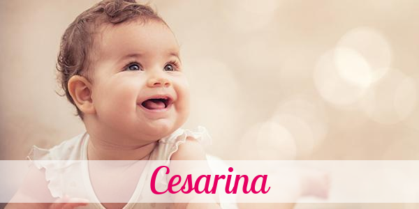 Namensbild von Cesarina auf vorname.com