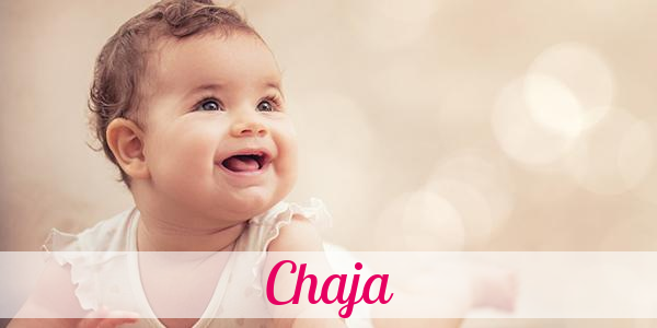 Namensbild von Chaja auf vorname.com