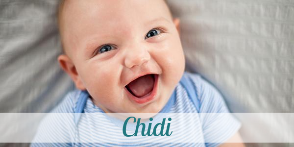 Namensbild von Chidi auf vorname.com