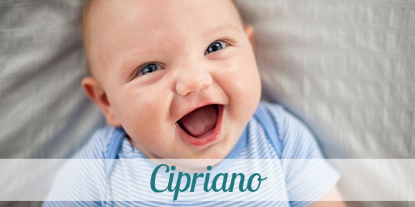 Namensbild von Cipriano auf vorname.com