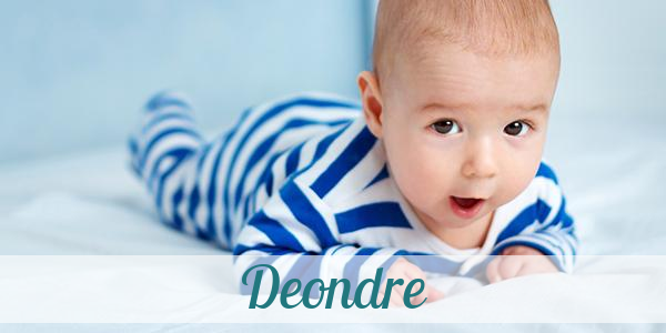 Namensbild von Deondre auf vorname.com