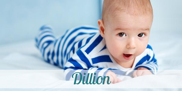 Namensbild von Dillion auf vorname.com