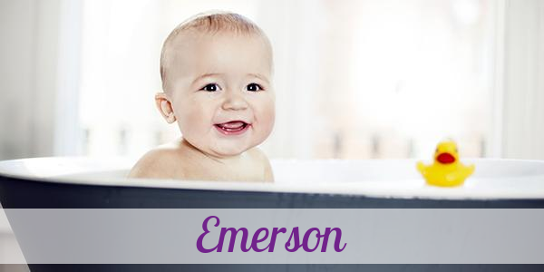 Namensbild von Emerson auf vorname.com