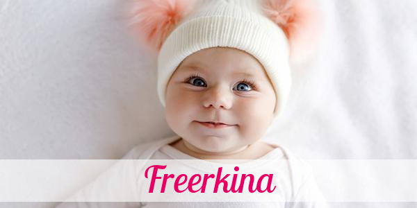 Namensbild von Freerkina auf vorname.com