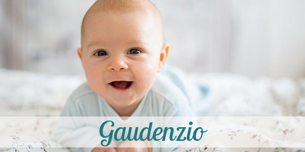 Namensbild von Gaudenzio auf vorname.com