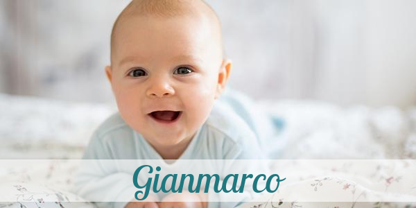 Namensbild von Gianmarco auf vorname.com