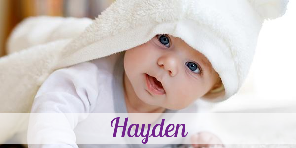 Namensbild von Hayden auf vorname.com