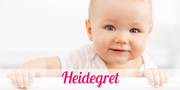 Namensbild von Heidegret auf vorname.com