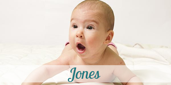 Namensbild von Jones auf vorname.com