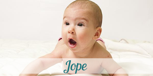 Namensbild von Jope auf vorname.com