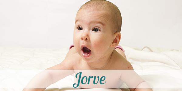 Namensbild von Jorve auf vorname.com