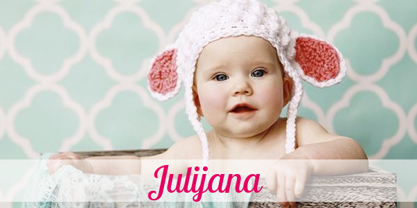 Namensbild von Julijana auf vorname.com