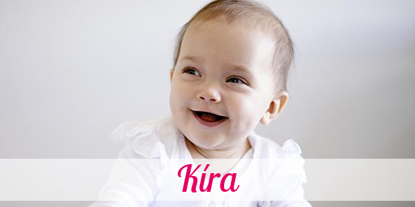 Namensbild von Kíra auf vorname.com