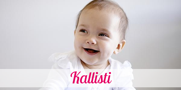 Namensbild von Kallisti auf vorname.com