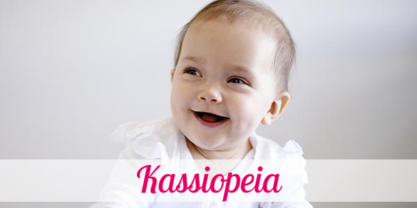 Namensbild von Kassiopeia auf vorname.com