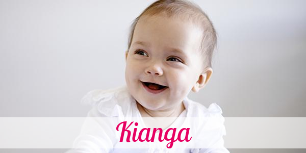 Namensbild von Kianga auf vorname.com