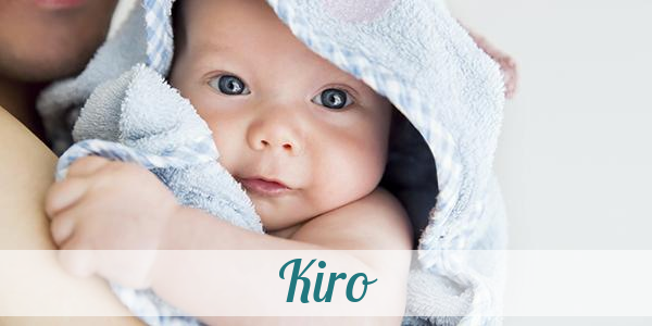 Namensbild von Kiro auf vorname.com