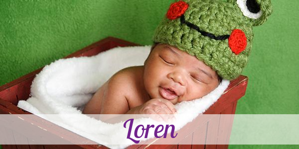 Namensbild von Loren auf vorname.com