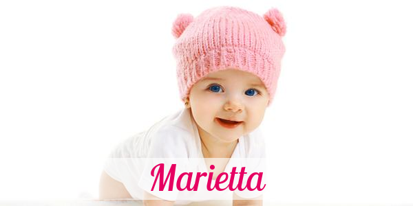 Namensbild von Marietta auf vorname.com