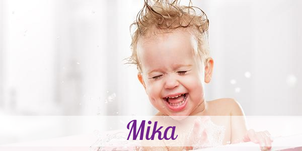 Namensbild von Mika auf vorname.com