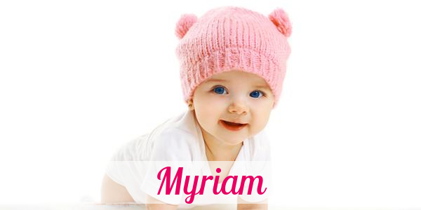 Namensbild von Myriam auf vorname.com