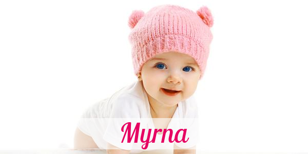 Namensbild von Myrna auf vorname.com