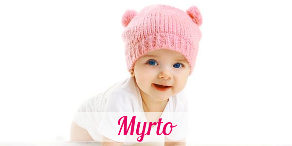 Namensbild von Myrto auf vorname.com