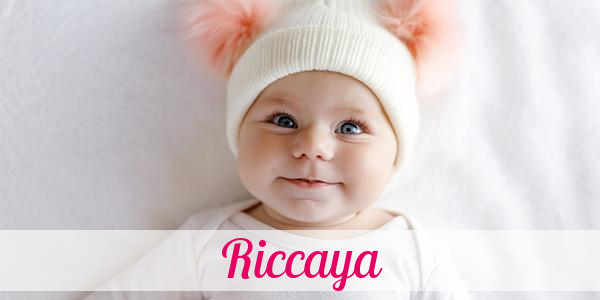 Namensbild von Riccaya auf vorname.com