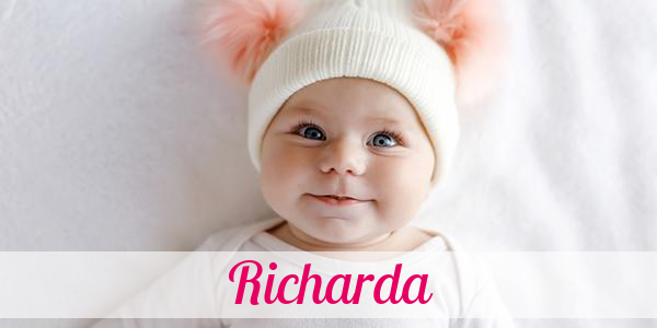 Namensbild von Richarda auf vorname.com
