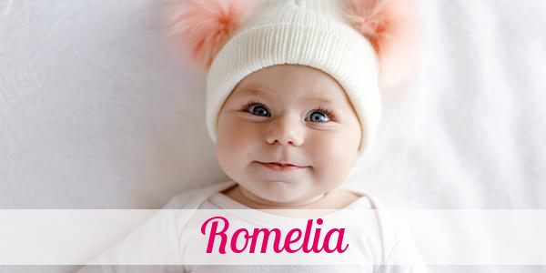Namensbild von Romelia auf vorname.com