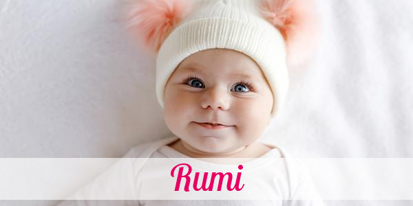 Namensbild von Rumi auf vorname.com