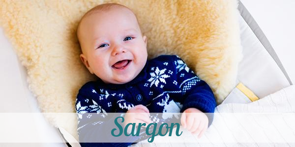 Namensbild von Sargon auf vorname.com