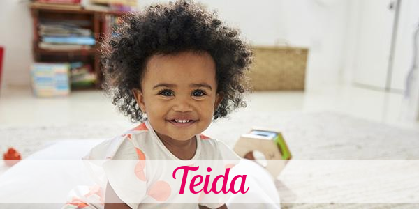 Namensbild von Teida auf vorname.com