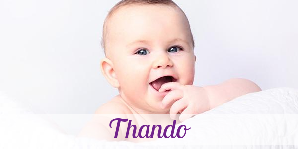 Namensbild von Thando auf vorname.com