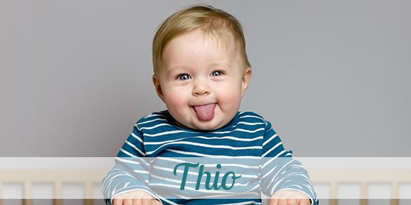 Namensbild von Thio auf vorname.com