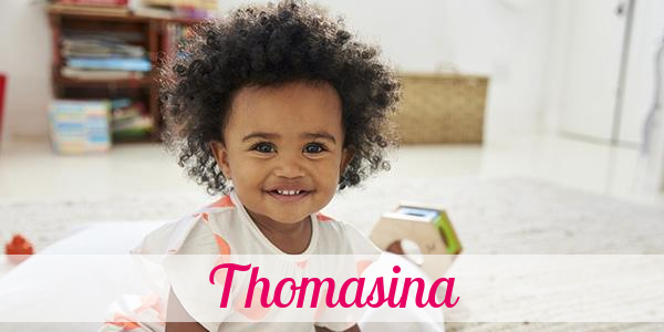 Namensbild von Thomasina auf vorname.com