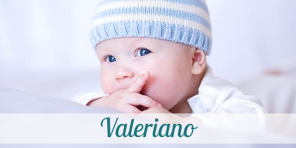Namensbild von Valeriano auf vorname.com