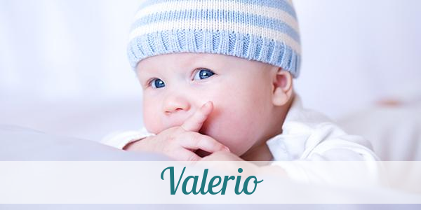 Namensbild von Valerio auf vorname.com