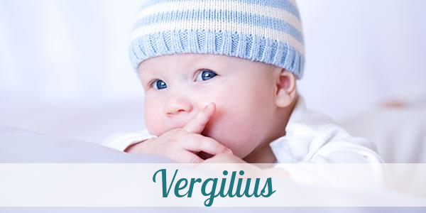 Namensbild von Vergilius auf vorname.com