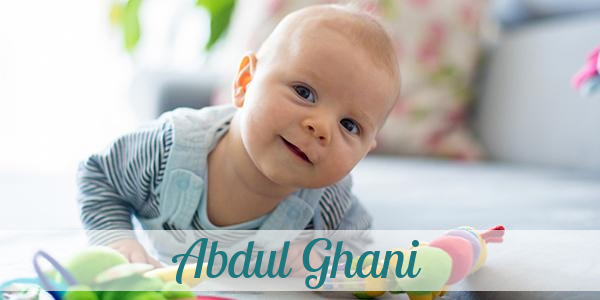 Namensbild von Abdul Ghani auf vorname.com