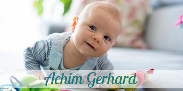 Namensbild von Achim Gerhard auf vorname.com