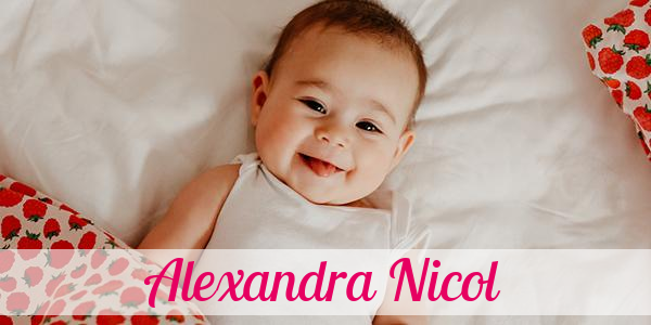 Namensbild von Alexandra Nicol auf vorname.com