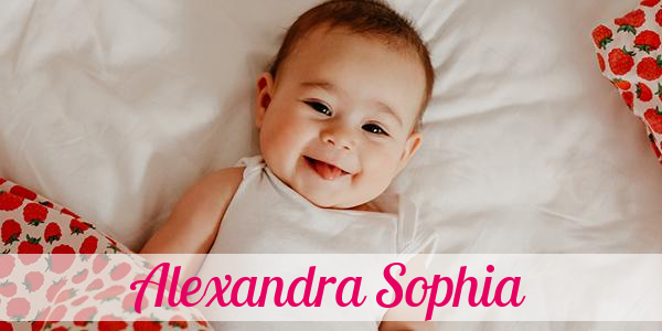 Namensbild von Alexandra Sophia auf vorname.com