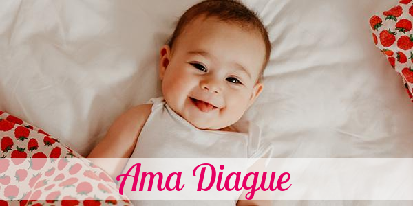 Namensbild von Ama Diague auf vorname.com