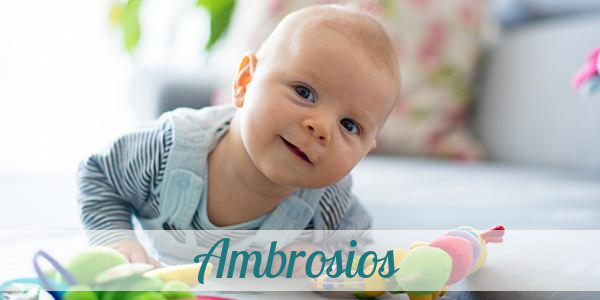 Namensbild von Ambrosios auf vorname.com