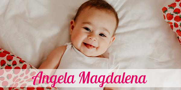 Namensbild von Angela Magdalena auf vorname.com